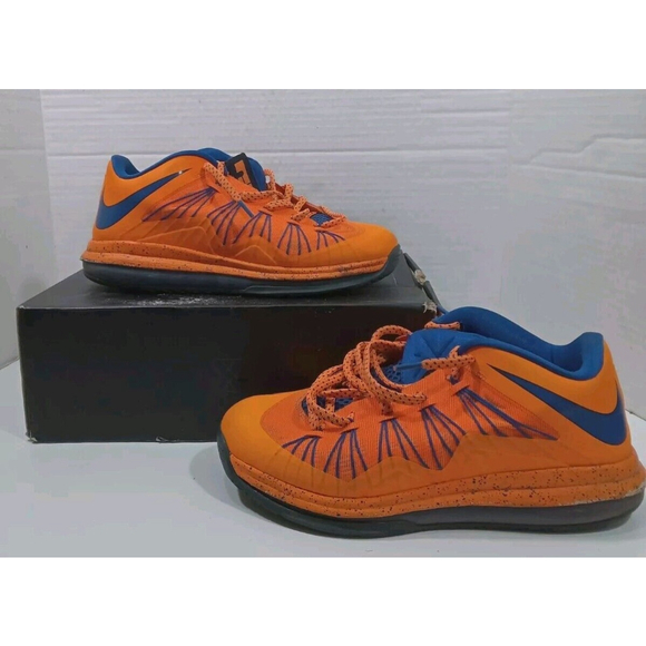 Nike Other - Air Max Lebron X Low "Knicks" With Box Men Size 9.5 Shoes Sneakers 579765-800